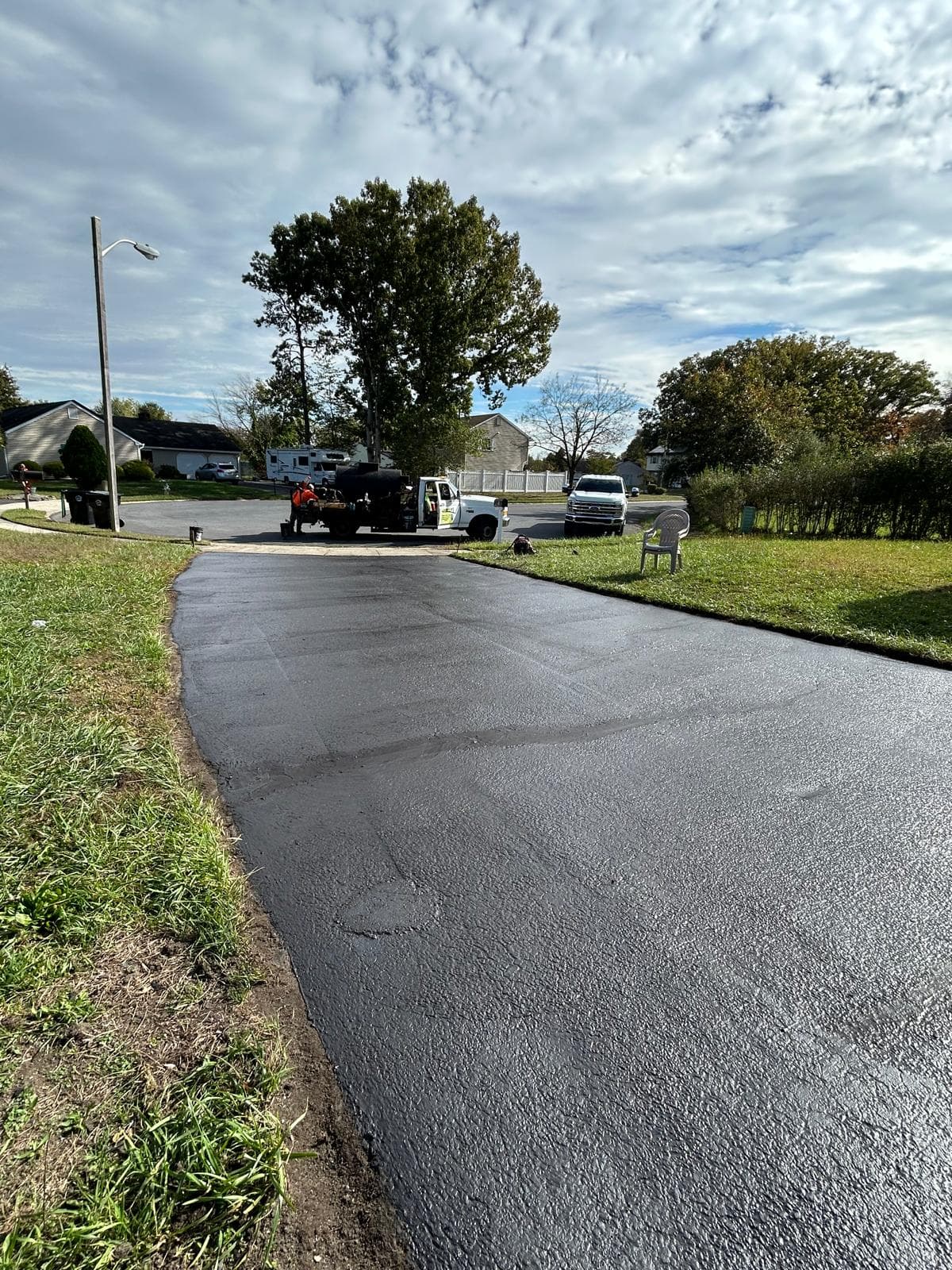 Driveway after — third view